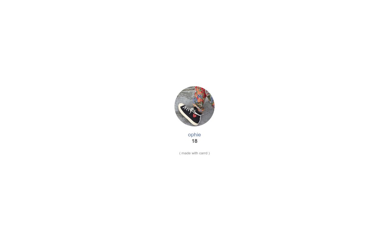 Carrd profile picture for @false